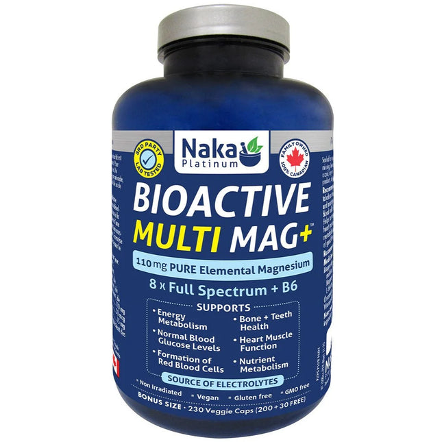 NAKA PLATINUM BIOACTIVE MULTI MAG+ 230VCAPS