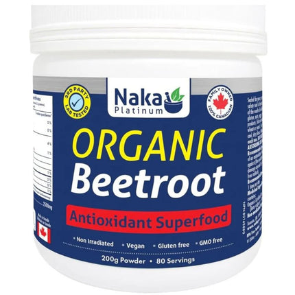 NAKA PLATINUM ORGANIC BEETROOT ANTIOXIDANT SUPERFOOD 200G