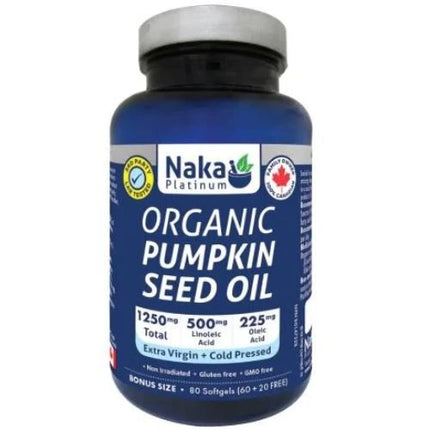 NAKA PLATINUM ORGANIC PUMPKIN SEED OIL 80SG