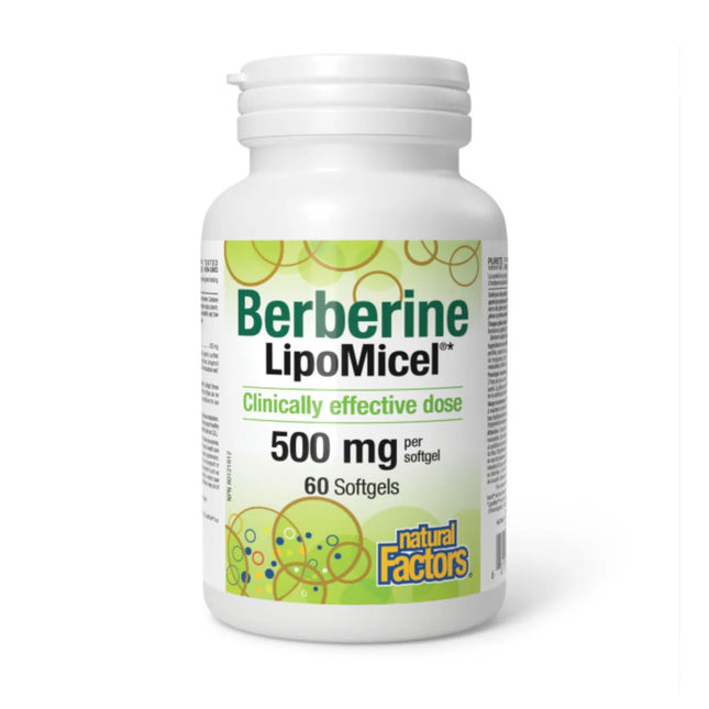 NATURAL FACTORS BERBERINE LIPOMICEL 60caps