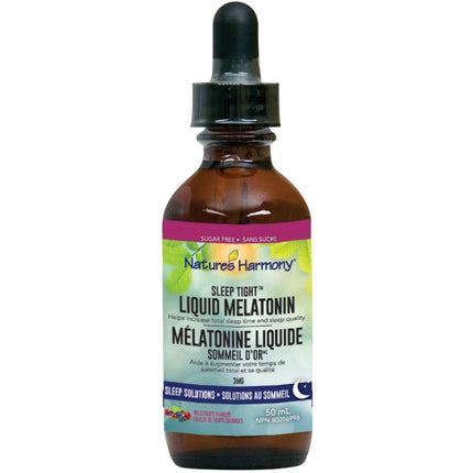 NATURES HARMONY SLEEP TIGHT LIQUID MELATONIN 50ML