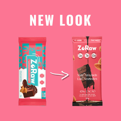 ZORAW MILK CHOCOLATE PROTEIN BAR WITH ALMOND 52g