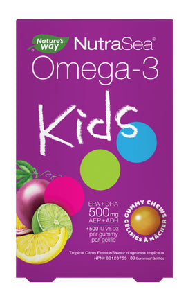 NUTRASEA OMEGA-3 KIDS GUMMY CHEWS 30ct