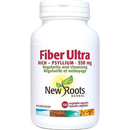 NEW ROOTS PSYLLIUM-FIBRE ULTRA RICH + INULIN 550 MG 100 CAPS