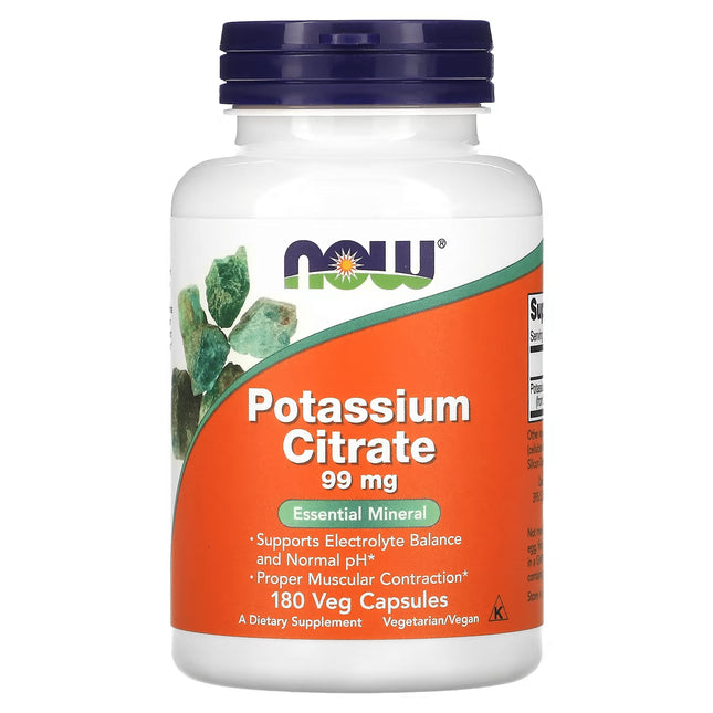 NOW POTASSIUM CITRATE 99 MG 180caps