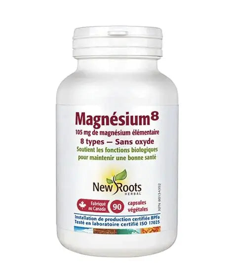 NEW ROOTS MAGNESIUM 8 105MG 90VCAP