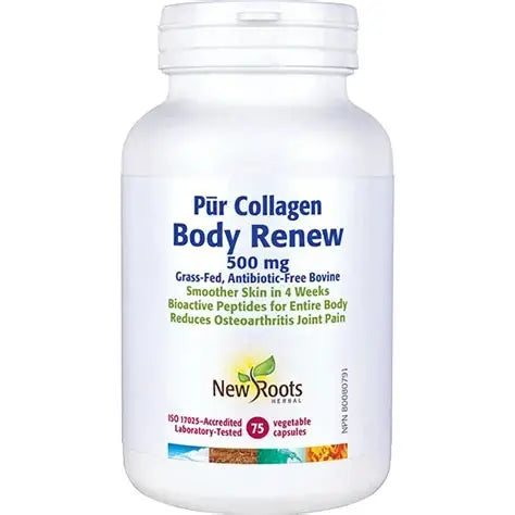 NEW ROOTS PUR COLLAGEN BODY RENEW 500 MG 75VCAPS