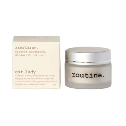 ROUTINE NATURAL DEODORANT CAT LADY: COCONUT, COCOA, PINEAPPLE & VANILLA 58G