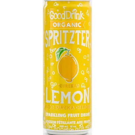 GOOD DRINK ORGANIC FRUIT SODA SPARKLING LEMON  355 ML