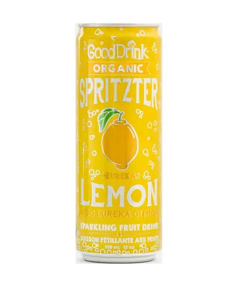 GOOD DRINK ORGANIC FRUIT SODA SPARKLING LEMON  355 ML