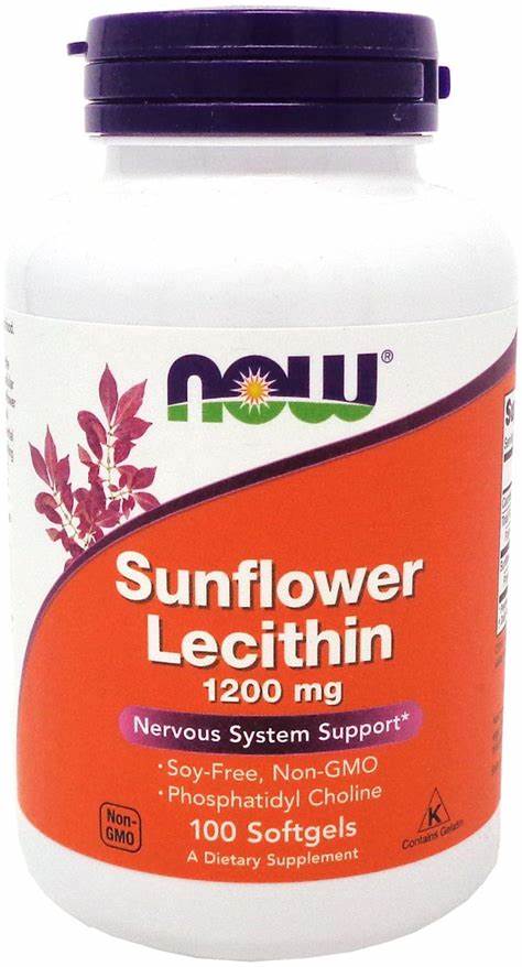 NOW SUNFLOWER LECITHIN 1200mg 100sg