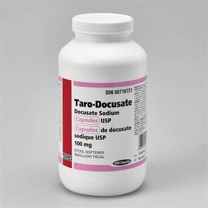 TARO-DOCUSATE 100mg 100caps