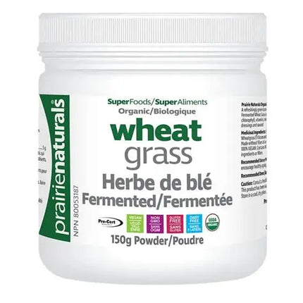 PRAIRIE NATURALS FERMENTED ORGANIC WHEAT GRASS 150g
