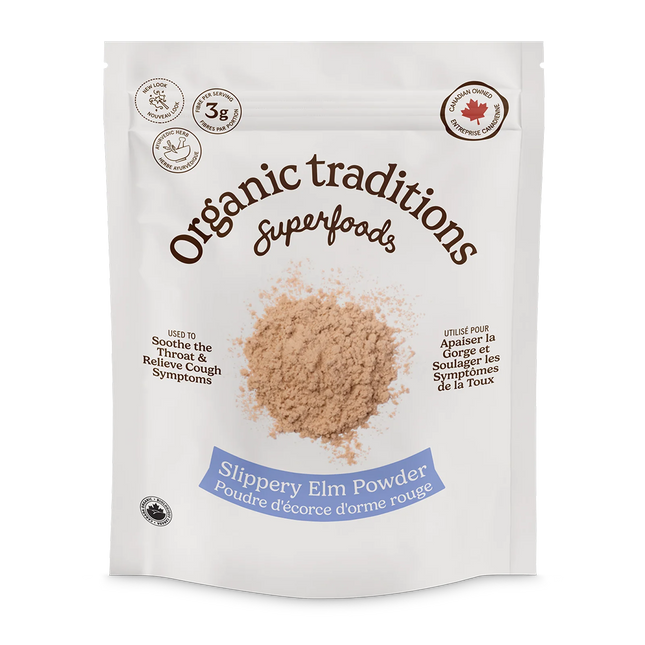 ORGANIC TRADITIONS SUPERFOODS SLYPPERY ELM POWDER 200G