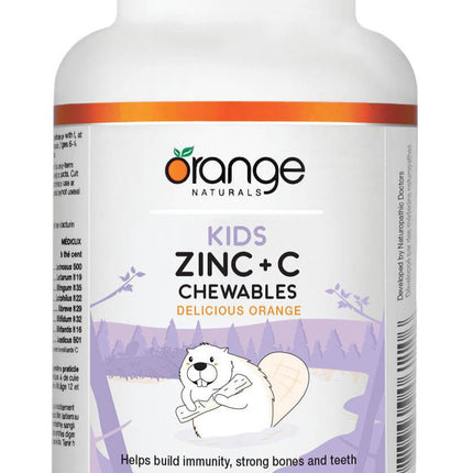 ORANGE NATURALS KIDS ZINC + C 90chews