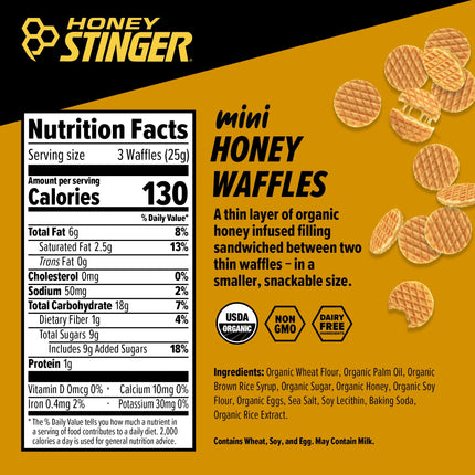 HONEY STINGER HONEY MINI WAFFLES - 150g