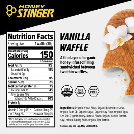 HONEY STINGER VANILLA WAFFLE - 30g