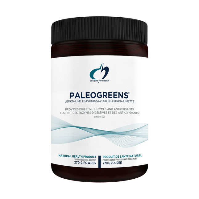 DESIGNS FOR HEALTH PALEOGREENS LEMON/LIME PWDR 270g