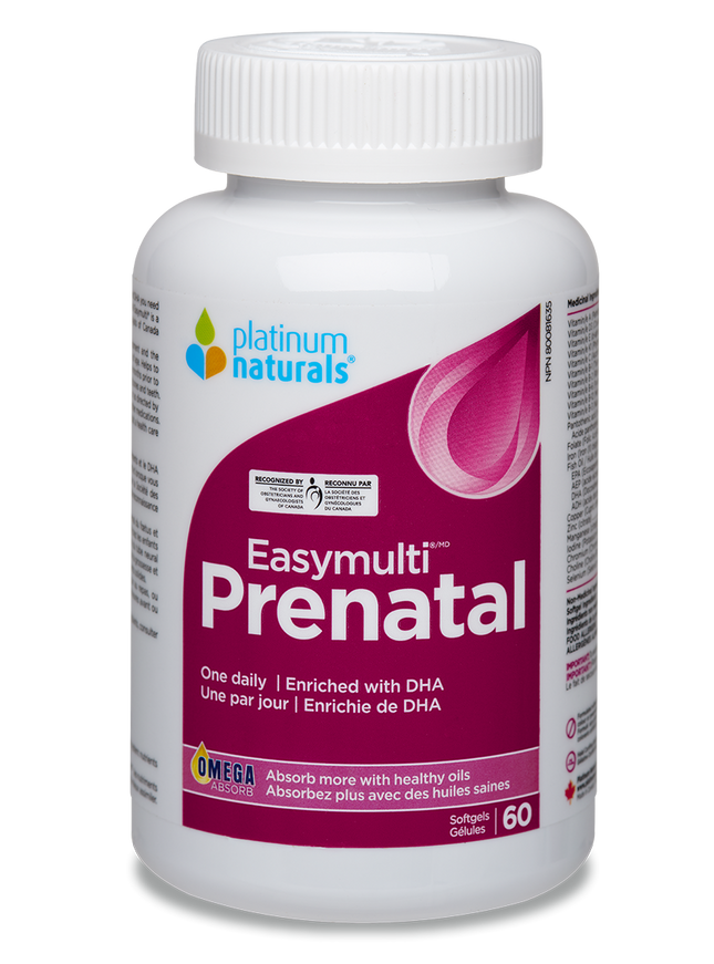 PLATINUM NATURALS EASYMULTI PRENATAL 60sg
