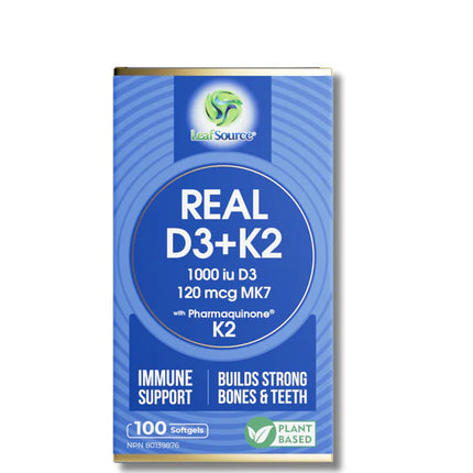 LEAF SOURCE REAL D3+K2 (MK7) 100 SG