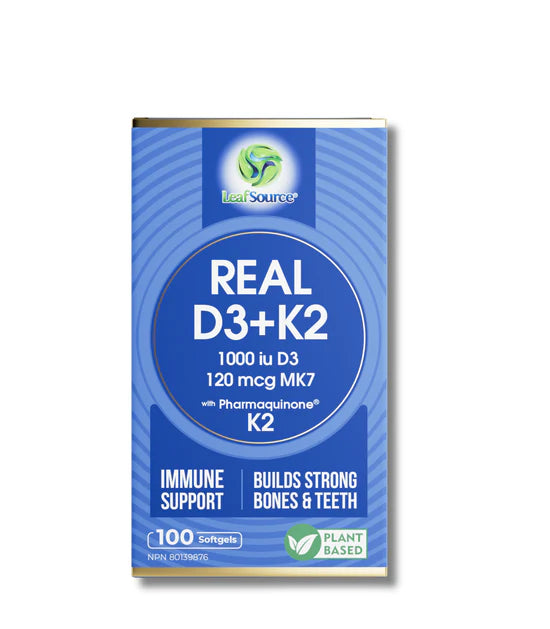 LEAF SOURCE REAL D3+K2 (MK7) 100 SG