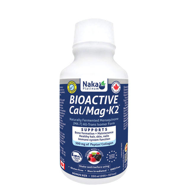 NAKA PLATINUM BIOACTIVE CAL/MAG+K2 250ML