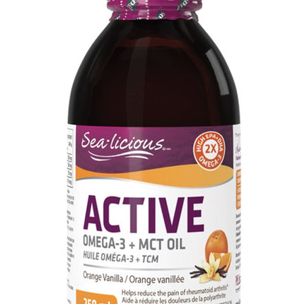 SEA-LICIOUS OMEGA-3 + MCT OIL ORANGE VANILLA 250 ML