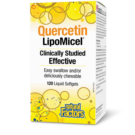 NATURAL FACTORS QUERCETIN LIPOMICEL 120sg