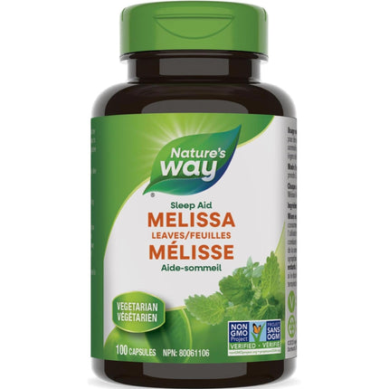 NATURE'S WAY MELISSA LEMON BALM 100caps