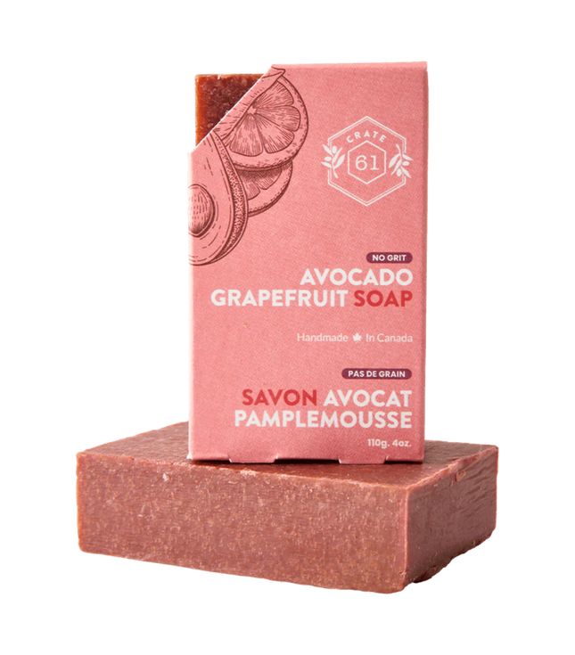 CRATE 61 AVOCADO GRAPEFRUIT BAR SOAP 110 G