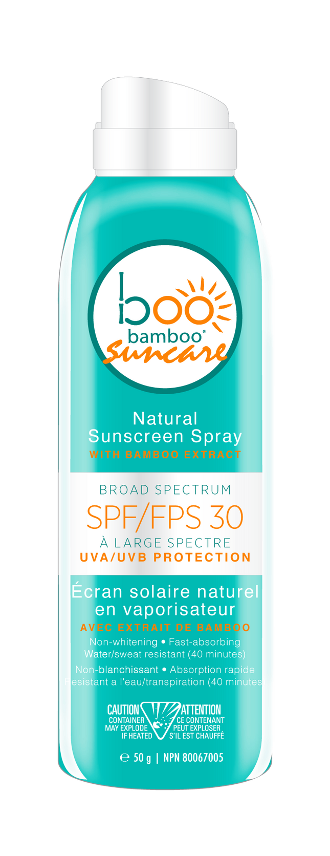 BOO BAMBOO SPF 30 NATURAL SUNSCREEN SPRAY 50g