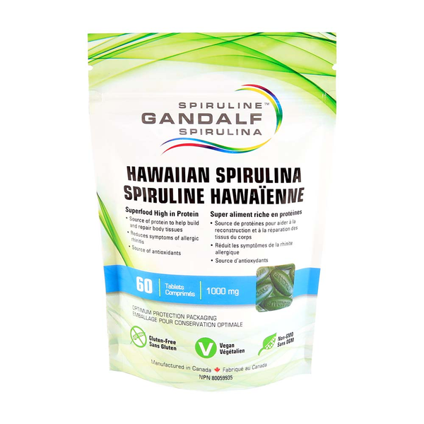 GANDALF HAWAIIAN SPIRULINA 60tab