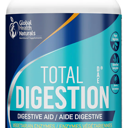 GLOBAL HEALTH NATURALS GLUTEN TOTAL DAE DIGESTION 90 CAPS