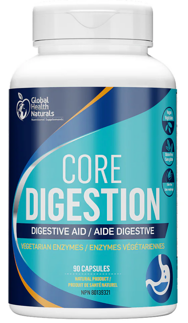 GLOBAL HEALTH NATURALS CORE DIGESTION 90 CAPS