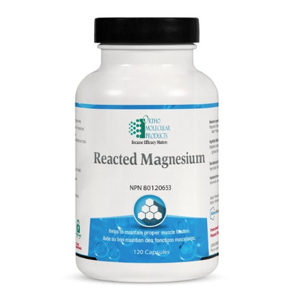 ORTHO MOLECULAR REACTED MAGNESIUM 120 CAPS