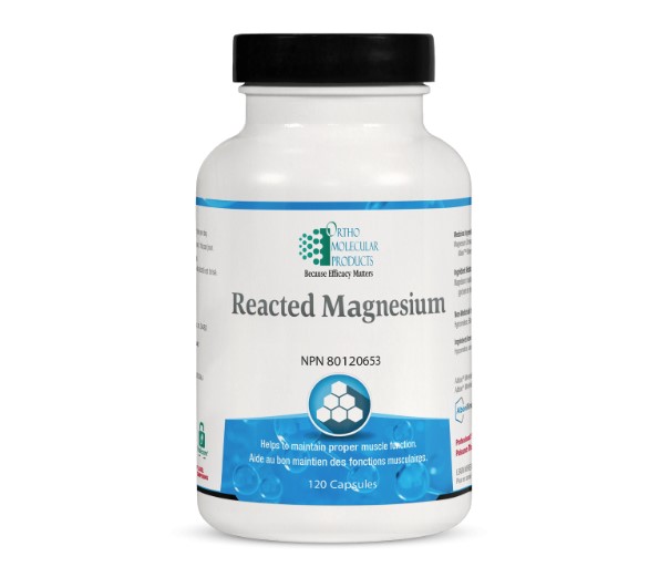 ORTHO MOLECULAR PRODUCTS REACTED MAGNESIUM 120 CAPS