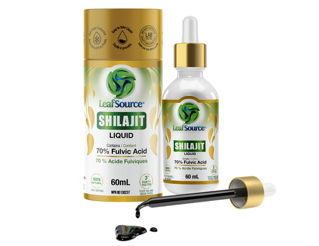 LEAFSOURCE SHILAJIT LIQUID 60ML