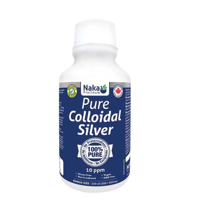 NAKA PLATINUM PURE COLLOIDAL SILVER 10ppm 250ml