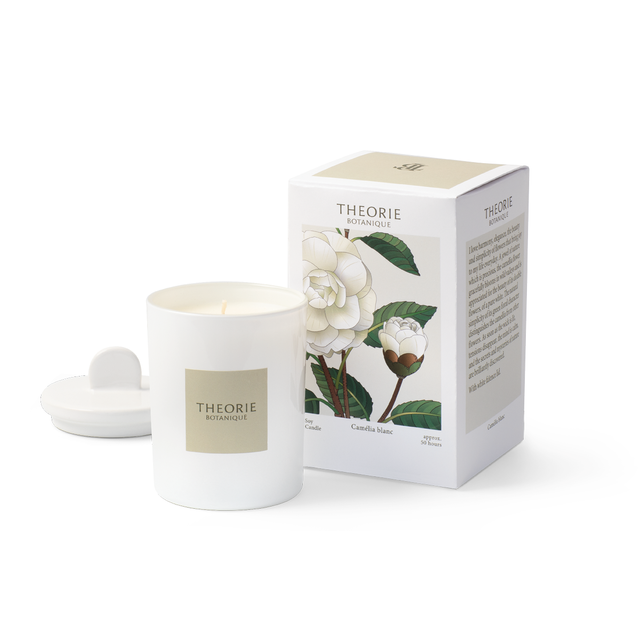 THEORIE BOTANIQUE WHITE CAMELIA CANDLE 50h