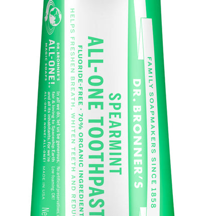 DR.BRONNERS ALL-ONE TOOTHPASTE SPEARMINT 140g