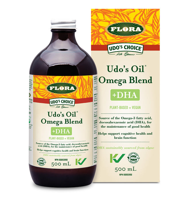 FLORA UDO'S OIL OMEGA BLEND +DHA 500ml (F)