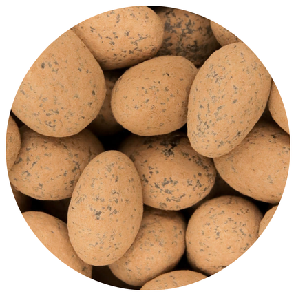 COCOA DUSTED MILK CHOCOLATE COVERED ALMONDS  200g