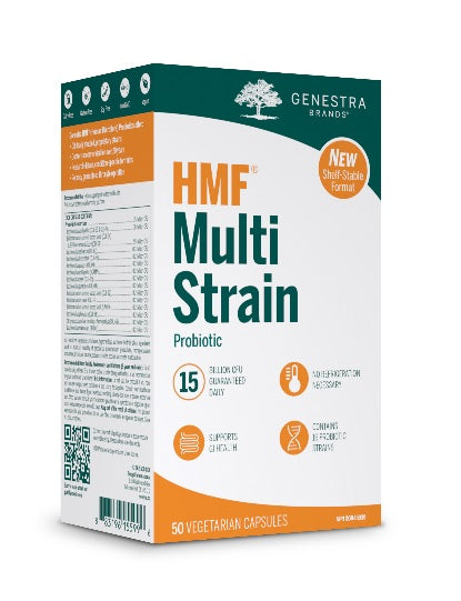 GENESTRA BRANDS HMF 多菌株货架稳定 50 粒胶囊