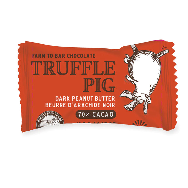 TRUFFLE PIG DARK PEANUT BUTTER 70%CACAO 10G