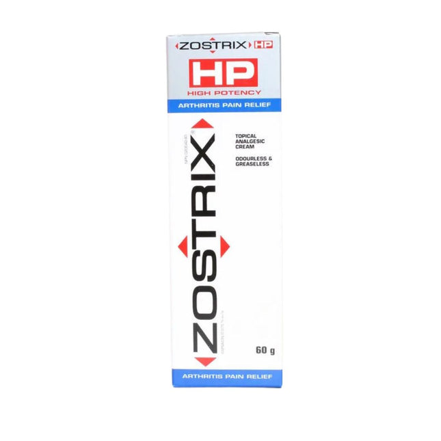 ZOSTRIX HP ARTHRITIS PAIN RELIEF CREAM 0.075% 60GM