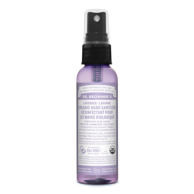 DR. BRONNERS LAVENDER HAND SANITIZER 60ml