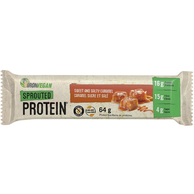 IRON VEGAN SROUTED PROBAR 咸焦糖 64g