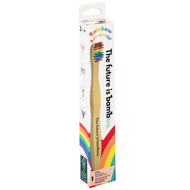 THE FUTURE IS BAMBOO RAINBOW BAMBOO TOOTHBRUSH 1pc