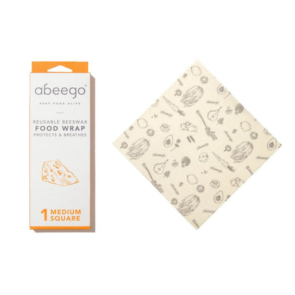 BEESWAX FOOD WRAP MED SQUARE