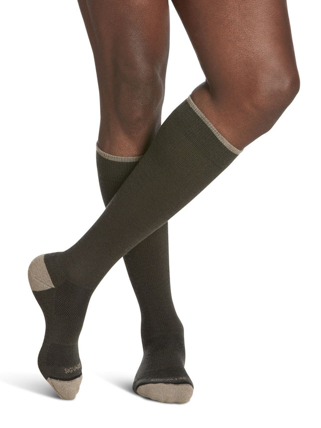 SIGVARIS GROUP MERINO OUTDOOR SOCKS 15-20MM FOR UNISEX SIZE XL CHARCOAL- 1 PC